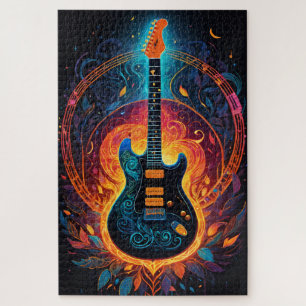 Sun Fire elektrische gitaar Legpuzzel