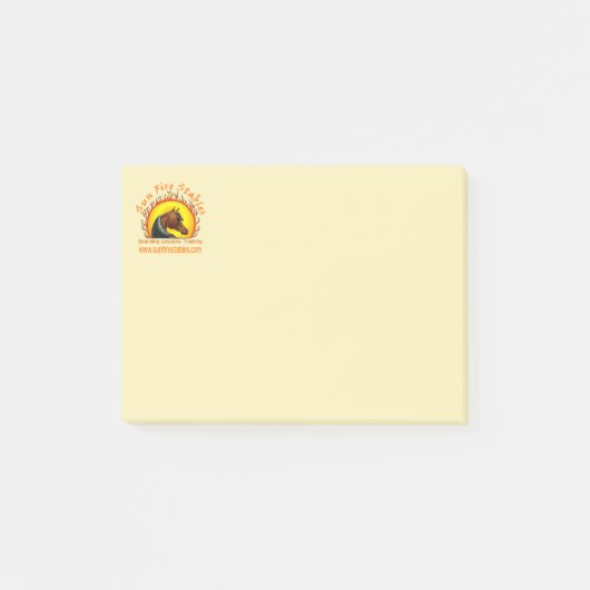 Sun Fire Stables 4x3 Post it Pad Post-it® Notes (Voorkant)
