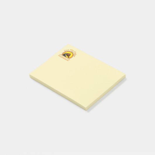 Sun Fire Stables 4x3 Post it Pad Post-it® Notes (Schuin)
