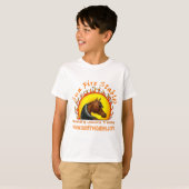 Sun Fire Stables Logo op voorzijde T-shirt (Voorkant volledig)
