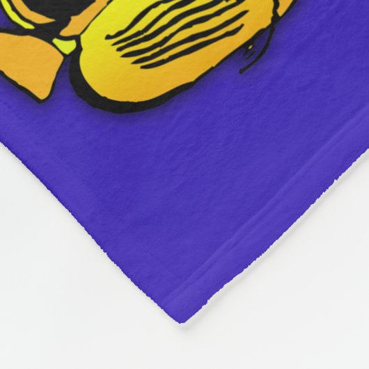 Sun Fish #12 Fleece Deken (Hoek)