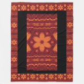 Sun Flower Fleece Deken (Voorkant)