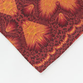 Sun Flower Fleece Deken (Hoek)