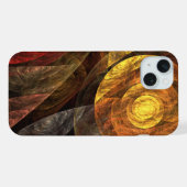 Sun Flower Floral Moderne Art Motif Abstrait (Verso Horizontal)