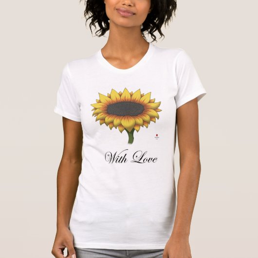 Sun Flower (with Love) T-shirt (Voorkant)