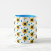 Sun Flowers achtergrond Mok (Midden)