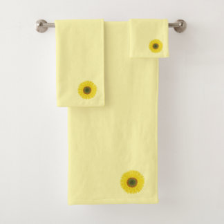 Sun flowers bad handdoek
