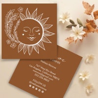 Sun Flowers Boho Line Art Aarde Social Media