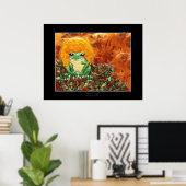 SUN FROG Art Poster (Thuiskantoor)