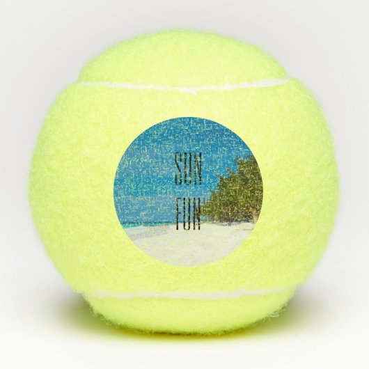 Sun Fun Beach Tennisballen (Voorkant)