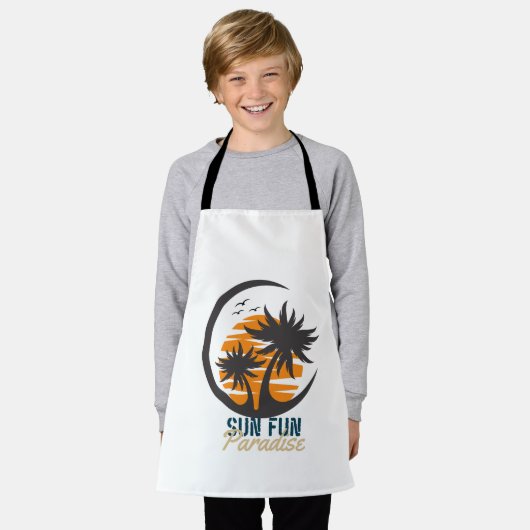 Sun Fun Paradise Schort (Gedragen)