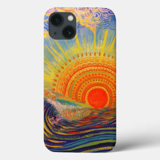 "Sun-geïnspireerde  telefoonhoes - Vibrant Co iPhone 13 Hoesje
