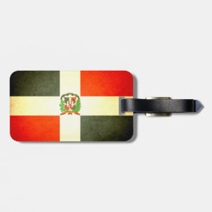 Sun gekust Dominicaanse Republiek vlag Bagagelabel