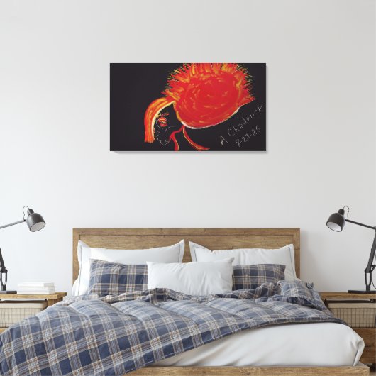 Sun Goddess Canvas Afdruk (Insitu (Slaapkamer))