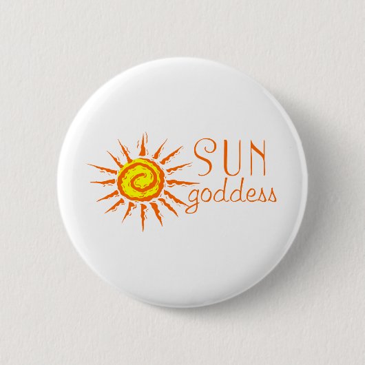 Sun Goddess Ronde Button 5,7 Cm (Voorkant)