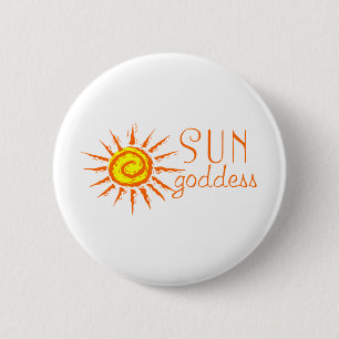 Sun Goddess Ronde Button 5,7 Cm