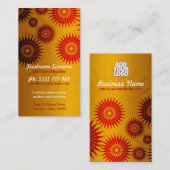 Sun Gold avec Carte de visite vertical Logo (Devant / Derrière)