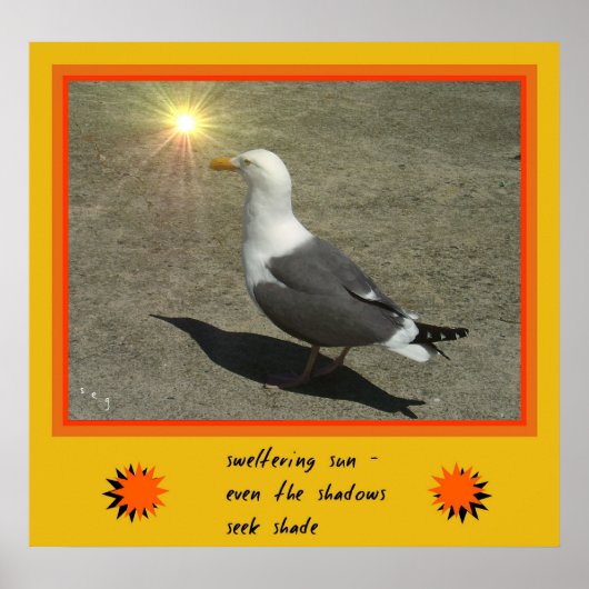 Sun Haiku Art Print (Voorkant)