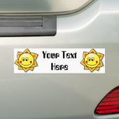 Sun Happy Sun Bumpersticker (Op auto)