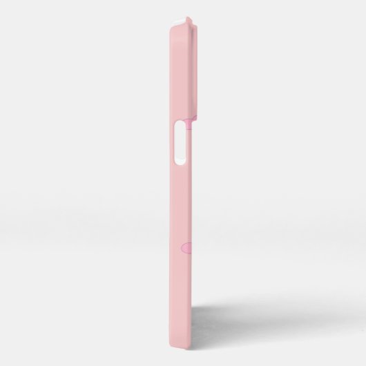 Sun in Hazy Sky: Lichtroze: Anjer Roze iPhone Hoesje (Rechterkant)