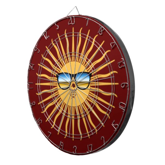 Sun in Shades Dartbord (Voorkant Rechts)