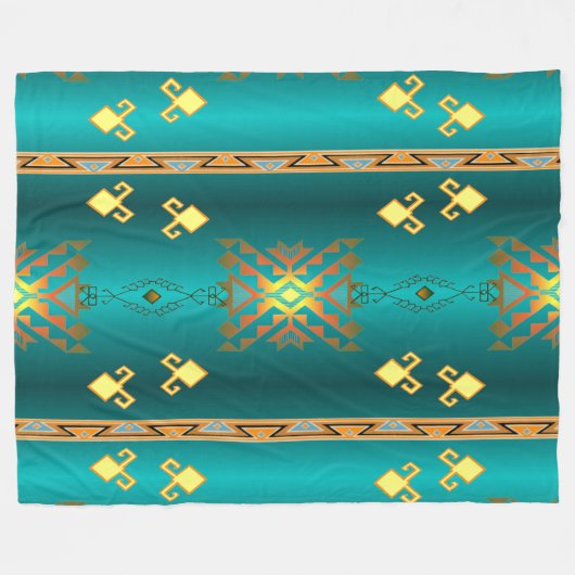 Sun in Winter Fleece Blanket (Voorkant (Horizontaal))