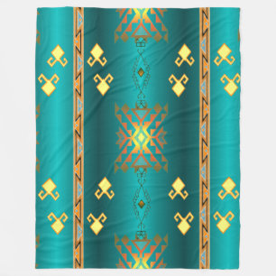 Sun in Winter Fleece Blanket Deken