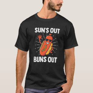Sun is uit Buns uit Hot Dog Costume T-shirt