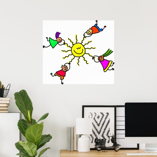 Sun Kinder Poster (Thuiskantoor)