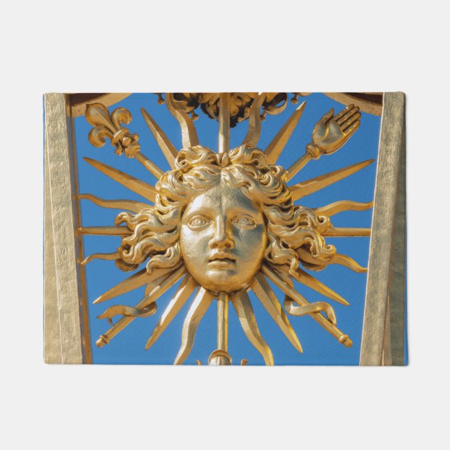 Sun King op Golden gate van Versailles castle Deurmat (Voorkant)