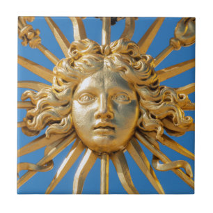 Sun King op Golden gate van Versailles castle Tegeltje