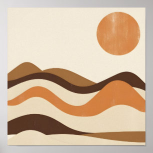 Sun-Kissed Desert Dreams Poster
