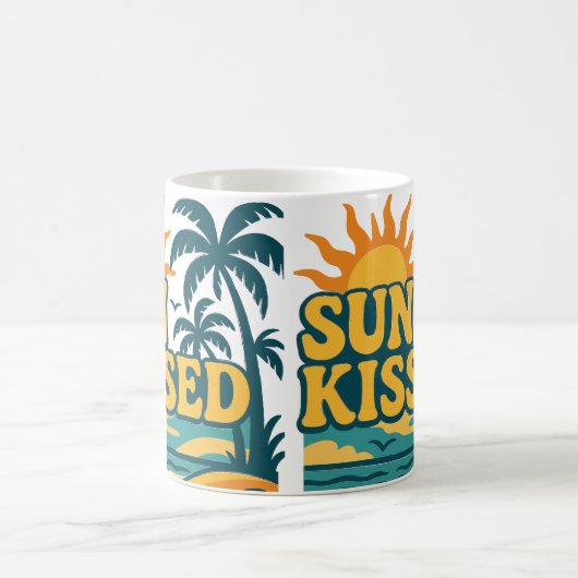 Sun Kissed Mok - Retro esthetische zomervibes (Center)