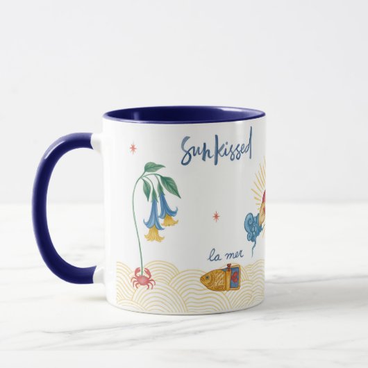 Sun Kissed Mug - Coupe Whimsical Ocean (Gauche)