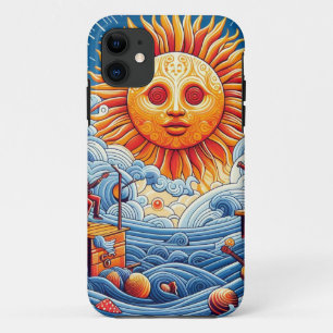 Sun-Kissed Ocean Jam: levendige muziekfestival kun iPhone 11 Hoesje