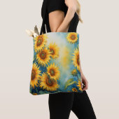 Sun-Kissed Sunflower Carryall Tas (Dichtbij)