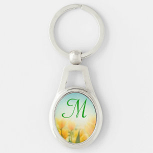 Sun Kissed Yellow Tulips Sleutelhanger