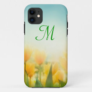 Sun Kissed Yellow Tulpen Monogram IPHONE 5 Hoesje