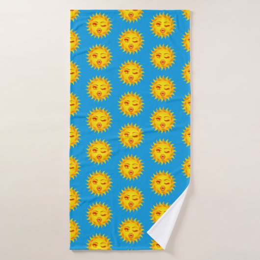 Sun Kisses, Sun Print (Serviette de bain)