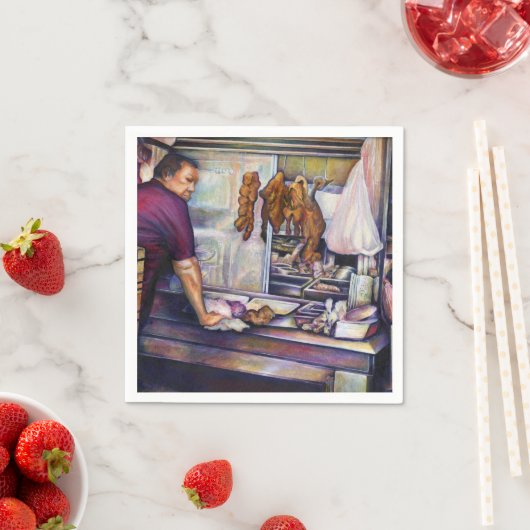 Sun Kust Chicken, Singapore Servetten (Insitu)