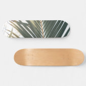 Sun Kust Palm Leaf #1 #tropical #wall #art Skateboard (Horizontaal)