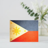 Sun kust Philippines Flag Briefkaart (Staand voorkant)