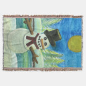 Sun-Kust Snowman Deken (Voorkant)