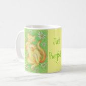 Sun Lover 'Just Purrfect' mug jaune (Devant gauche)