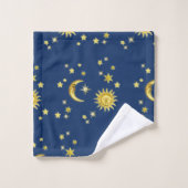 Sun, lune et étoiles (Gant de toilette)