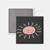 Sun Magnet Magneet (Voorkant / Achterkant)