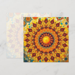 Sun Mandala - Carte de voeux