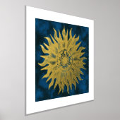Sun Mandala Gold Foil Art Print (Laagn)