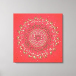 Sun Mandala - Ingewikkeld Canvas