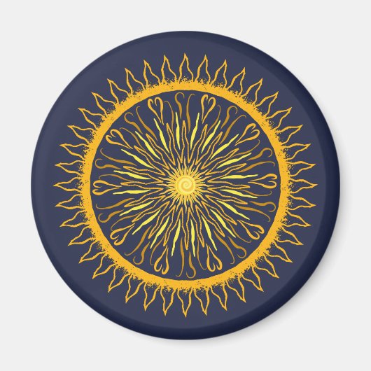 Sun Mandala Magnet (Devant)
